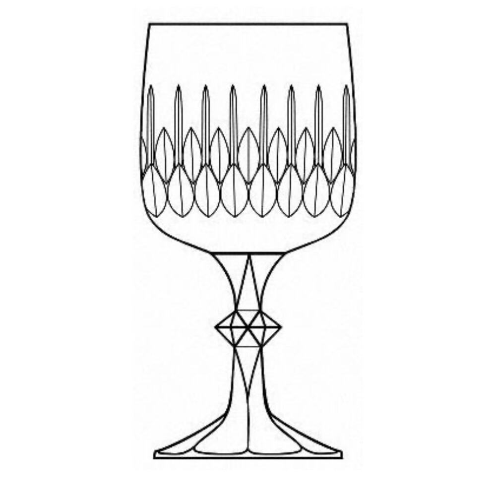 Schott-Zwiesel “Flamenco” Set of 4 Crystal Wine Glasses 6 3/8” 8oz - Picture 4 of 6